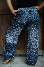 Load image into Gallery viewer, Black and White Peacock Pants - coastland chic | Make Your Day More Comfortable
