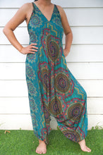 Load image into Gallery viewer, Teal Mandala Romper - coastland chic | Make Your Day More Comfortable