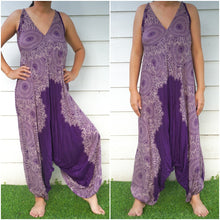 Load image into Gallery viewer, Purple Lotus Romper - coastland chic | Make Your Day More Comfortable