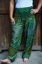Load image into Gallery viewer, Green Peacock Pants - coastland chic | Make Your Day More Comfortable