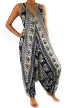 Load image into Gallery viewer, Blue Elephant Romper - coastland chic | Make Your Day More Comfortable