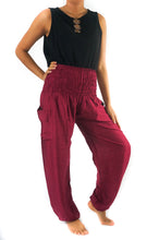 Load image into Gallery viewer, Burgundy Pants - coastland chic | Make Your Day More Comfortable