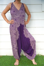 Load image into Gallery viewer, Purple Lotus Romper - coastland chic | Make Your Day More Comfortable