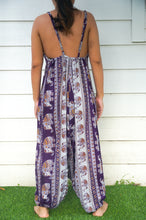 Load image into Gallery viewer, Purple Elephant Romper - coastland chic | Make Your Day More Comfortable