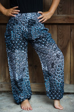 Load image into Gallery viewer, Black and White Peacock Pants - coastland chic | Make Your Day More Comfortable