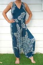 Load image into Gallery viewer, Teal Butterfly Romper - coastland chic | Make Your Day More Comfortable