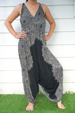 Load image into Gallery viewer, Black Lotus Romper - coastland chic | Make Your Day More Comfortable