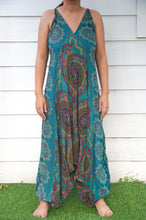 Load image into Gallery viewer, Teal Mandala Romper - coastland chic | Make Your Day More Comfortable