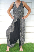 Load image into Gallery viewer, Black Lotus Romper - coastland chic | Make Your Day More Comfortable