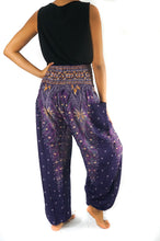 Load image into Gallery viewer, Purple Peacock Pants - coastland chic | Make Your Day More Comfortable