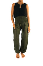 Load image into Gallery viewer, Green Pants - coastland chic | Make Your Day More Comfortable