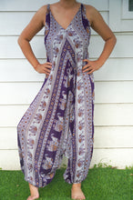 Load image into Gallery viewer, Purple Elephant Romper - coastland chic | Make Your Day More Comfortable