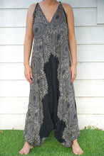 Load image into Gallery viewer, Black Lotus Romper - coastland chic | Make Your Day More Comfortable