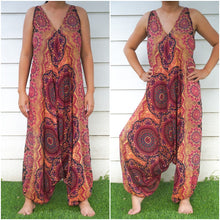 Load image into Gallery viewer, Orange Mandala Romper - coastland chic | Make Your Day More Comfortable