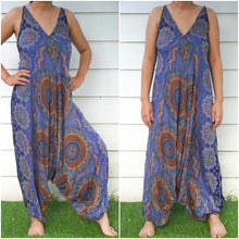 Load image into Gallery viewer, Blue Mandala Romper - coastland chic | Make Your Day More Comfortable