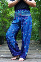 Load image into Gallery viewer, Royal Blue Peacock Pants - coastland chic | Make Your Day More Comfortable