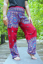 Load image into Gallery viewer, Burgundy Mandala Pants - coastland chic | Make Your Day More Comfortable