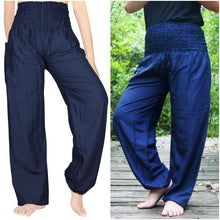 Load image into Gallery viewer, Solid Blue Pants - coastland chic | Make Your Day More Comfortable