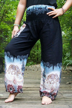 Load image into Gallery viewer, Black and White Elephant Pants - coastland chic | Make Your Day More Comfortable
