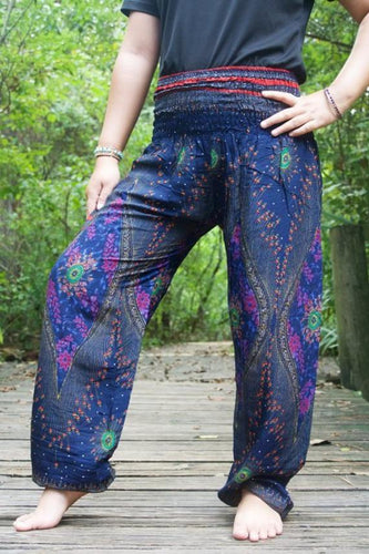 Blue Peacock Pants - coastland chic | Make Your Day More Comfortable