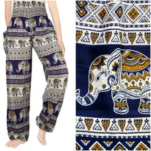 Load image into Gallery viewer, Dark Blue Elephant Pants - coastland chic | Make Your Day More Comfortable