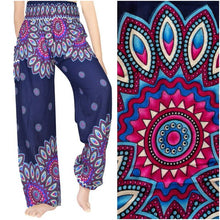 Load image into Gallery viewer, Blue Mandala Pants - coastland chic | Make Your Day More Comfortable