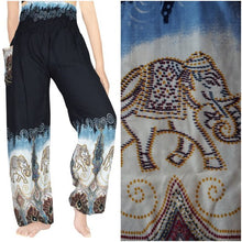 Load image into Gallery viewer, Black and White Elephant Pants - coastland chic | Make Your Day More Comfortable