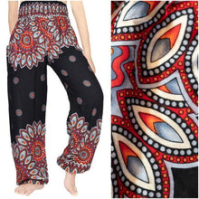 Load image into Gallery viewer, Black Mandala Pants - coastland chic | Make Your Day More Comfortable