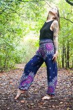 Load image into Gallery viewer, Blue Mandala Pants - coastland chic | Make Your Day More Comfortable