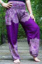 Load image into Gallery viewer, Purple Mandala Pants - coastland chic | Make Your Day More Comfortable