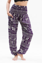 Load image into Gallery viewer, Purple Elephant Pants - coastland chic | Make Your Day More Comfortable
