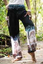 Load image into Gallery viewer, Black and White Elephant Pants - coastland chic | Make Your Day More Comfortable