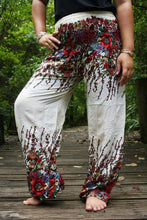Load image into Gallery viewer, White Floral Pants - coastland chic | Make Your Day More Comfortable
