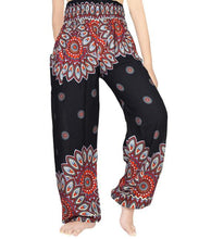 Load image into Gallery viewer, Black Mandala Pants - coastland chic | Make Your Day More Comfortable