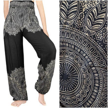 Load image into Gallery viewer, Black Floral Pants - coastland chic | Make Your Day More Comfortable