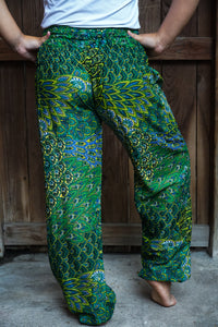 Green Peacock Pants - coastland chic | Make Your Day More Comfortable