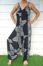 Load image into Gallery viewer, Black Butterfly Romper - coastland chic | Make Your Day More Comfortable
