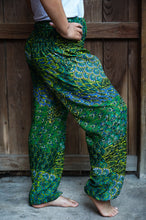 Load image into Gallery viewer, Green Peacock Pants - coastland chic | Make Your Day More Comfortable
