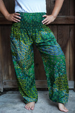 Load image into Gallery viewer, Green Peacock Pants - coastland chic | Make Your Day More Comfortable
