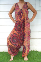 Load image into Gallery viewer, Orange Mandala Romper - coastland chic | Make Your Day More Comfortable
