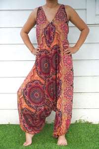 Orange Mandala Romper - coastland chic | Make Your Day More Comfortable