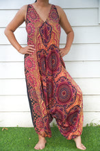 Load image into Gallery viewer, Orange Mandala Romper - coastland chic | Make Your Day More Comfortable
