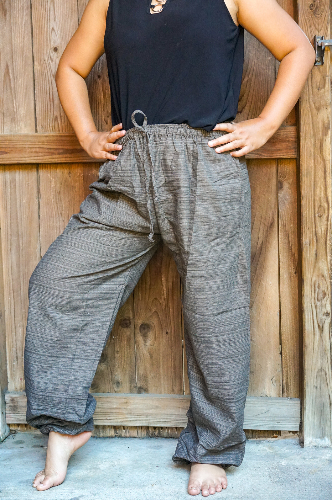Cotton Grey Pants - coastland chic | Make Your Day More Comfortable