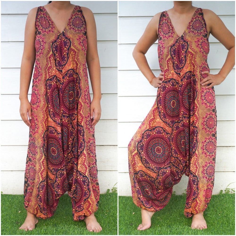 Orange Mandala Romper - coastland chic | Make Your Day More Comfortable