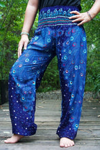 Load image into Gallery viewer, Royal Blue Peacock Pants - coastland chic | Make Your Day More Comfortable
