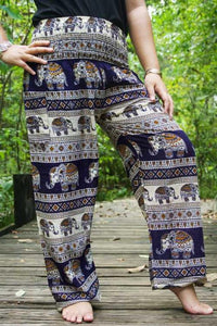 Dark Blue Elephant Pants - coastland chic | Make Your Day More Comfortable
