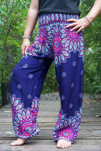 Blue Mandala Pants - coastland chic | Make Your Day More Comfortable