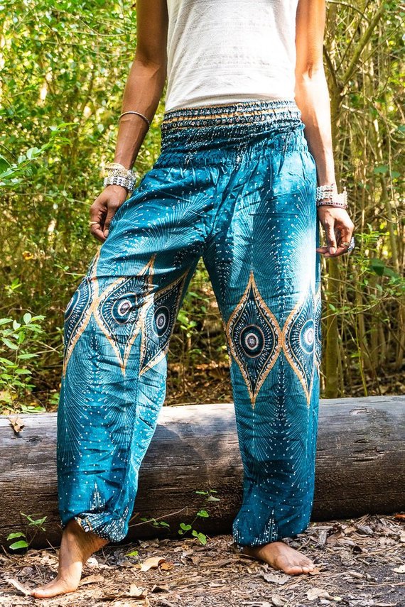 Teal Peacock Pants - coastland chic | Make Your Day More Comfortable