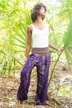 Load image into Gallery viewer, Purple Peacock Pants - coastland chic | Make Your Day More Comfortable
