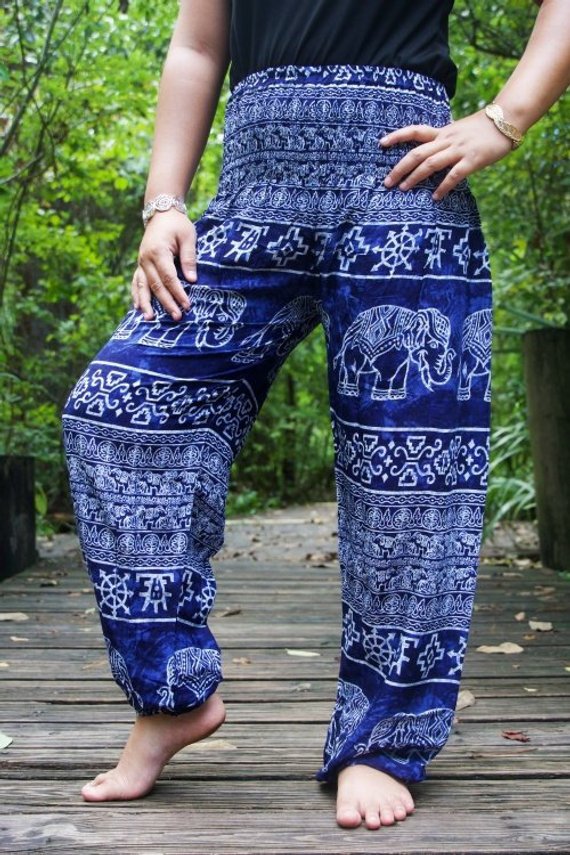 Blue Elephant Pants - coastland chic | Make Your Day More Comfortable